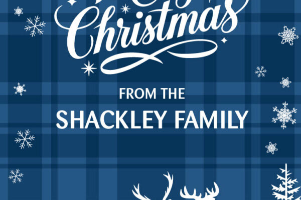 Holiday Themed Personalized Wine Bottle Labels from Seven Birches Winery