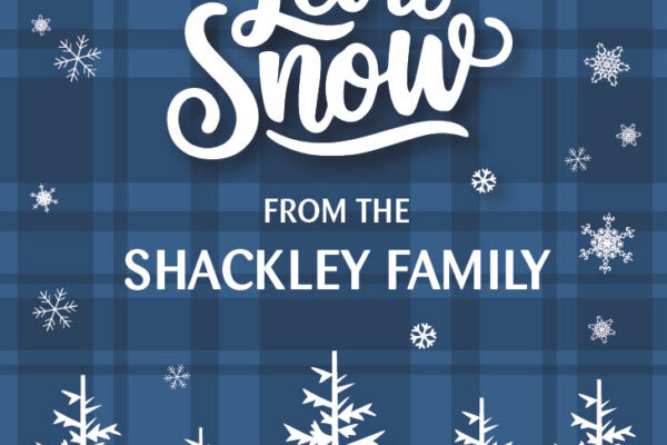 Holiday Themed Personalized Wine Bottle Labels from Seven Birches Winery