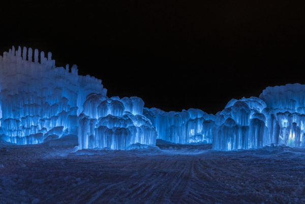 Ice Castles at Night