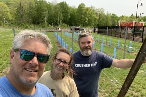 Planting Complete at Seven Birches Winery