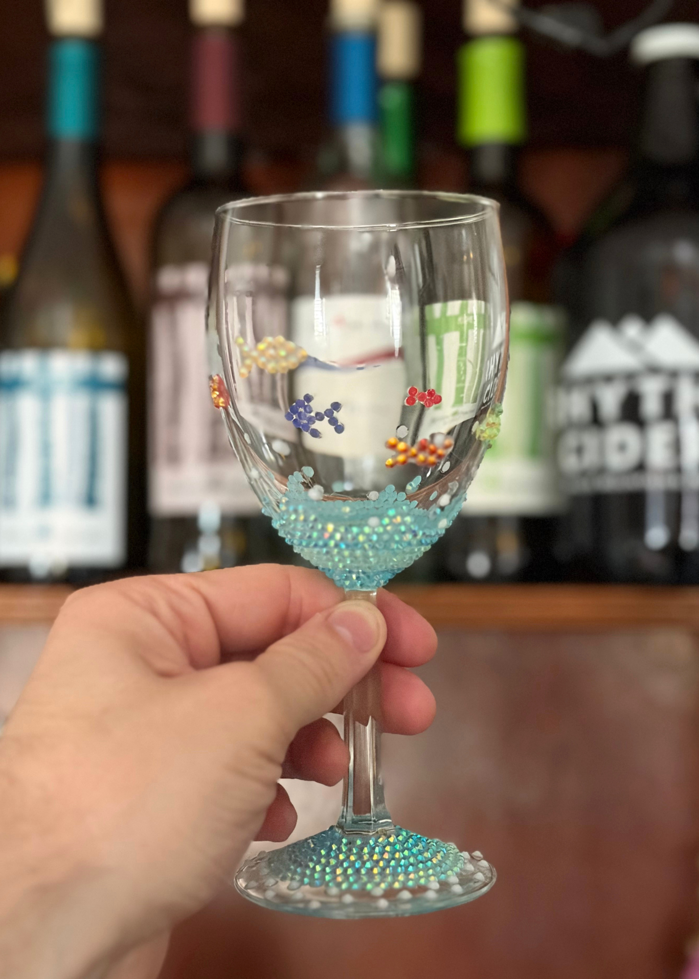Bedazzle a Wine Glass