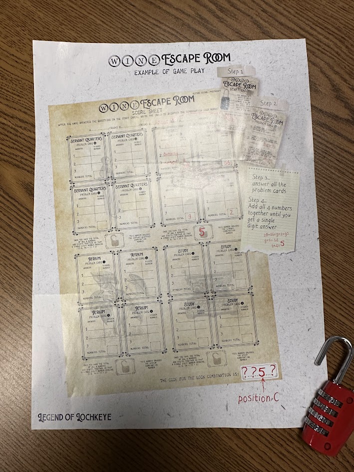 Escape Room Game Instructions