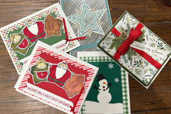 Holiday Card Making by Joyce